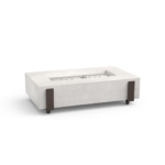 American Fyre Designs 60-Inch Iron Saddle Firetable 580-WA-11-M7xC (White Aspen)