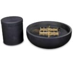 Blaze 38 Inch Round Concrete Propane Fire Bowl in Phantom - BLZ-38-FBOWL-LP - Image 4