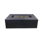 Blaze 60-Inch Rectangular Concrete Propane Fire Pit Table in Phantom Finish - Model BLZ-60-FTABLE-LP