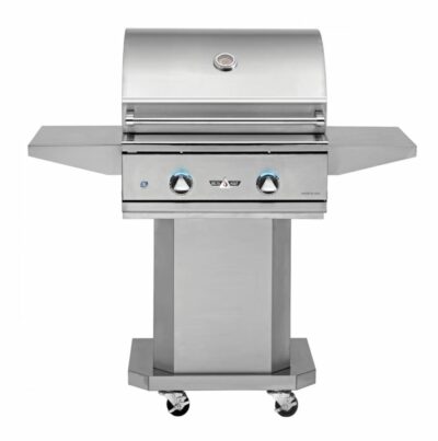 Delta Heat 26-Inch 2-Burner Gas Grill On Pedestal Cart