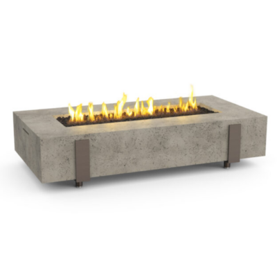 Long Iron Saddle Firetable 588-LB-11-M7xC (Light Basalt) Main
