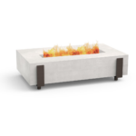 Long Iron Saddle Firetable 588-WA-11-M7xC (White Aspen)