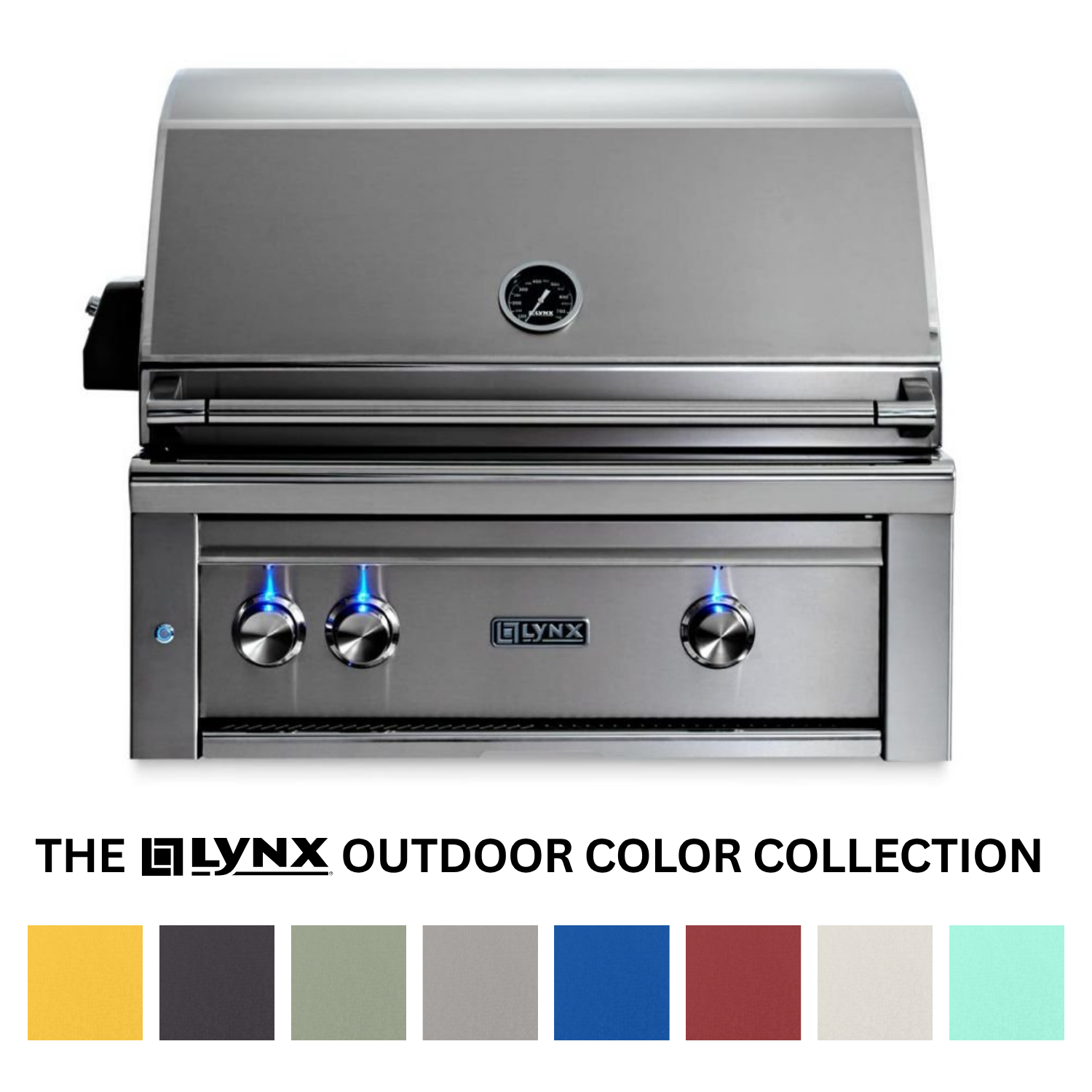 Lynx Professional 30-Inch Built-In Natural Gas Grill With Rotisserie – L30R-3-NG