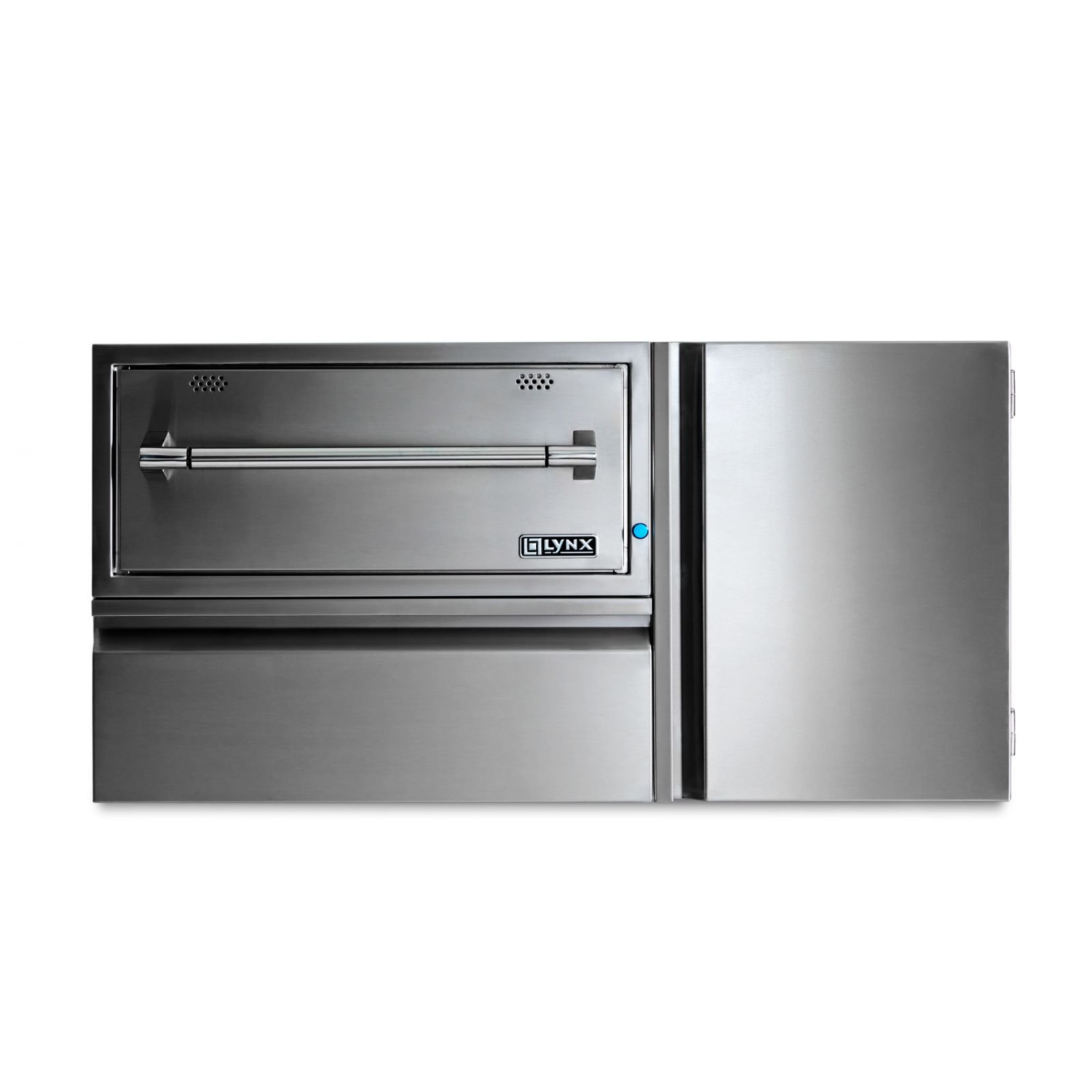 Lynx Professional 42-Inch Convenience Center With Built-In 120V Electric Warming Drawer & Propane Tank Storage – L42CC-1
