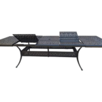 Elizabeth 11-Piece Outdoor Dining Set - Aluminum Frame & Sunbrella Cushions - Image 2