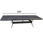 Elizabeth 11-Piece Outdoor Dining Set - Aluminum Frame & Sunbrella Cushions - Image 4