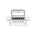 Built In BBQ Grill Best of Backyrd clipart