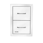 Bull 15-Inch Stainless Steel Double Access Drawer