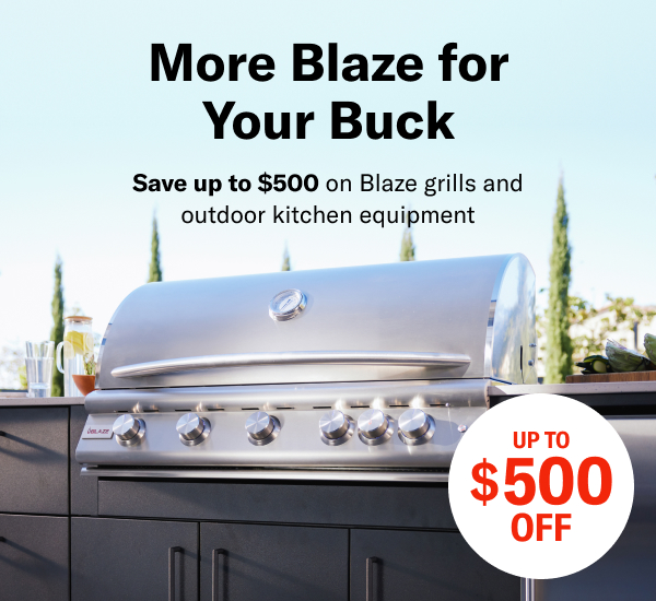 Blaze Grill Promotion