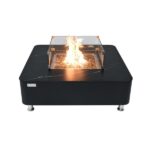 ELEMENTI PLUS ANNECY 42-Inch Square Marble Porcelain Fire Table - OFP101BB - Image 3