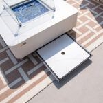 ELEMENTI PLUS ANNECY Marble Porcelain Fire Table OFP101BW - Image 8