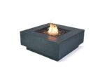 ELEMENTI PLUS BERGEN 40-inch Square Natural Gas Fire Table - OFG413DG-NG