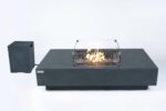 ELEMENTI PLUS CANNES 60-Inch Rectangular Propane Fire Pit Table 01