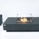 ELEMENTI PLUS CANNES 60-Inch Rectangular Propane Fire Pit Table 01
