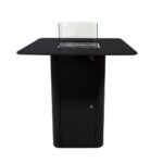 ELEMENTI PLUS KOLN Propane Marble Porcelain 39.4-Inch Square Fire Bar Table - OFP221 - Image 4
