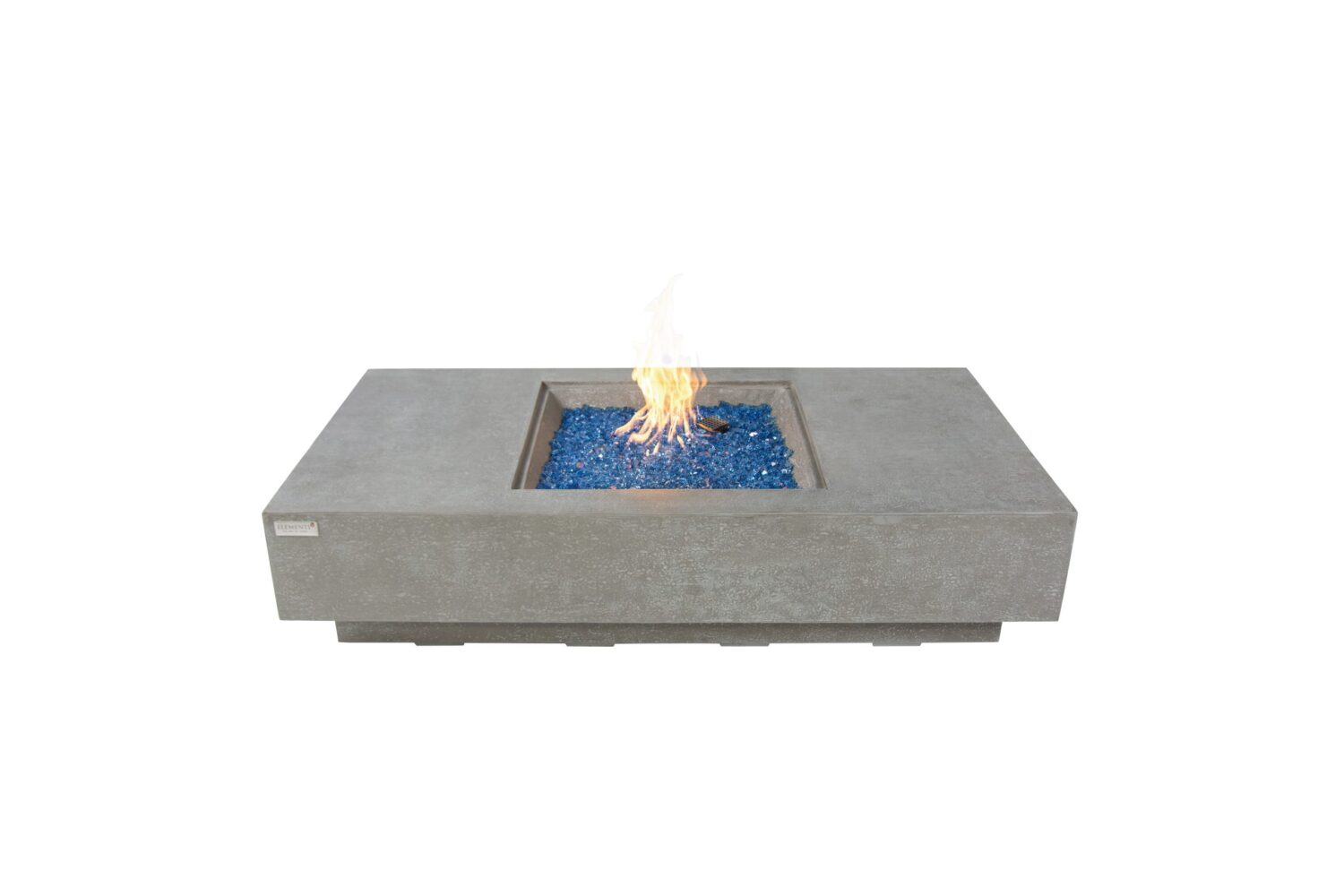 ELEMENTI PLUS MONTE CARLO 60-Inch Rectangular Natural Gas Fire Pit Table – OFG416LG-NG
