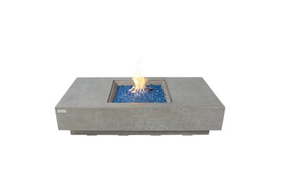 ELEMENTI PLUS MONTE CARLO 60-Inch Rectangular Natural Gas Fire Pit Table – OFG416LG-NG