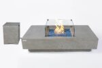 ELEMENTI PLUS MONTE CARLO 60-Inch Rectangular Propane Fire Pit Table - OFG416LG-LP