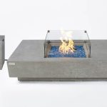 ELEMENTI PLUS MONTE CARLO 60-Inch Rectangular Propane Fire Pit Table - OFG416LG-LP