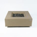 a square firepit table