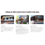 Alfa Moderno 2 Pizze Wood Fired Pizza Oven RUBY RED | FXMD-2P-LROA - Image 4