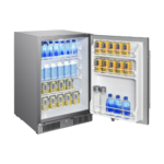 Blaze 20-Inch 4.3 Cu. Ft. Outdoor Rated Refrigerator w Lock - BLZ-SSRF20-4.3 OPEN