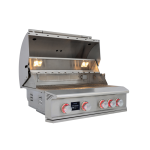 Blaze LTE PRO 32-Inch 4-Burner Gas Grill_ - BLZ-4LTEPRO side open