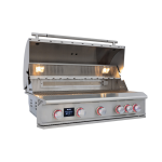 Blaze LTE PRO 40-Inch 5-Burner Gas Grill__ - BLZ-5LTEPRO side view open