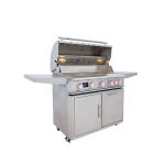 Blaze LTE PRO Freestanding 40-Inch 5-Burner Gas Grill__ - BLZ-5LTEPRO + BLZ-5LTEPRO-CART-LTSC Side open
