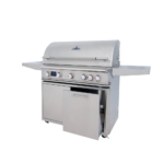 Blaze LTE PRO Freestanding 40-Inch 5-Burner Gas Grill__ - BLZ-5LTEPRO + BLZ-5LTEPRO-CART-LTSC Side view