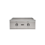 Coyote 30-in Built-In Gas Flat Top Grill w Safety Valve