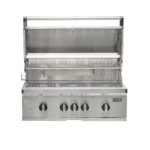 Coyote SL-Series 36-Inch 4-Burner Built-In Gas Grill - C3SL36 - OPEN (1)