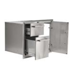 Coyote 31 Inch Double Door & Drawer Combo - C3-CD2DC31 Side