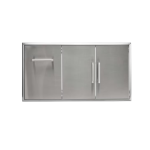 Coyote 45 Inch Double Access Drawer & Roll Out Trash Bin Combo - C3-CDPOD