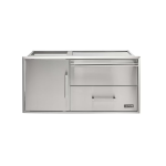 Coyote 42 Inch Warming Drawer & Door Combo - C3-CDWD
