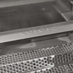 Coyote Outdoor Living C3HY50NG 50 Inch Built-In Hybrid Natural Gas Grill - Burner Up Close -