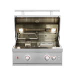Summerset Quest 30-Inch 2 Burner Built-In Gas Grill QST30 Open
