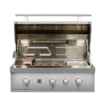 Summerset Quest 36-Inch 3 Burner Built-In Gas Grill Open