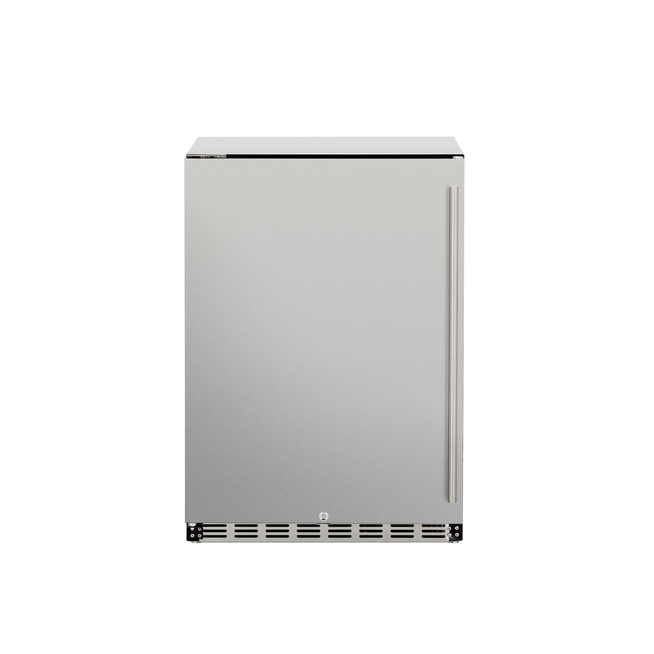TrueFlame 24-Inch Dual Drawer Outdoor Refrigerator with LED Interior Lighting and 304 Stainless Steel Finish