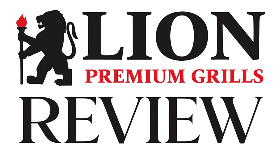 Lion Premium Grills Review, featuring the official Lion Premium Grills logo in a clean and bold design.