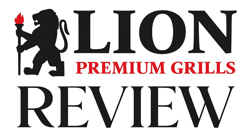 Lion Premium Grills Review, featuring the official Lion Premium Grills logo in a clean and bold design.