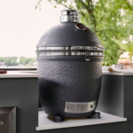 Lynx 18-Inch Built-In Ceramic Kamado Charcoal Grill Matte Gray - LCGRMG - Image 3