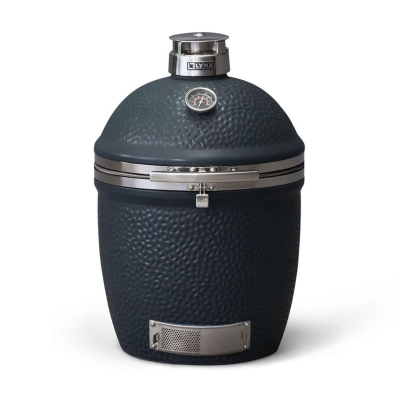 Lynx 18-Inch Built-In Ceramic Kamado Charcoal Grill Matte Gray - LCGRMG