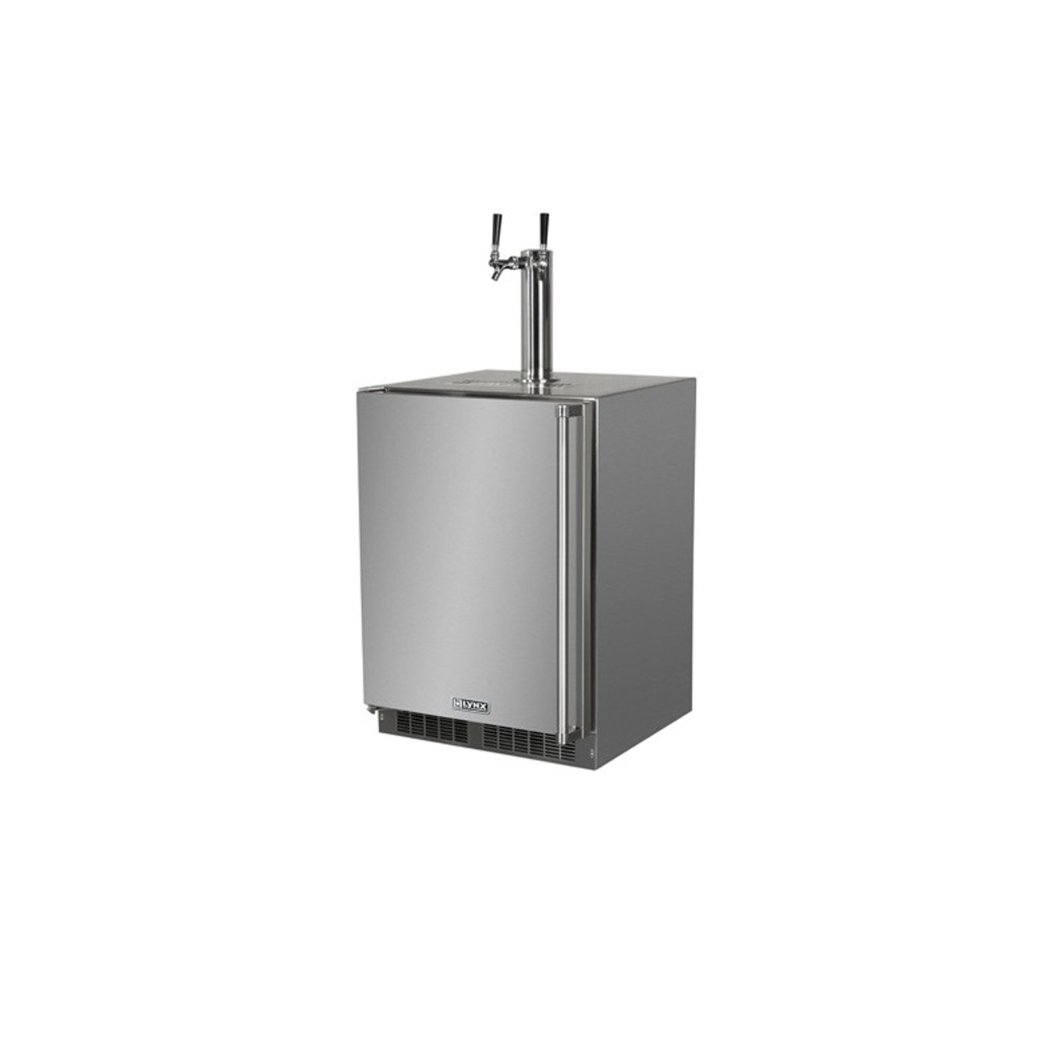 Lynx Professional Stainless Steel Outdoor Kegerator with Double Tap – LN24BF1
