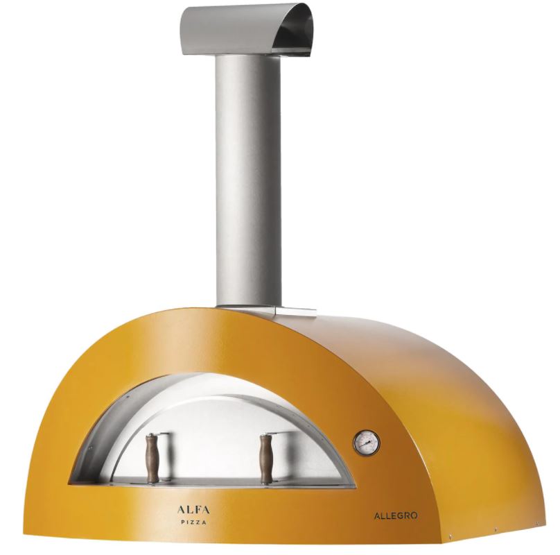 Yellow Alfa Allegro pizza oven