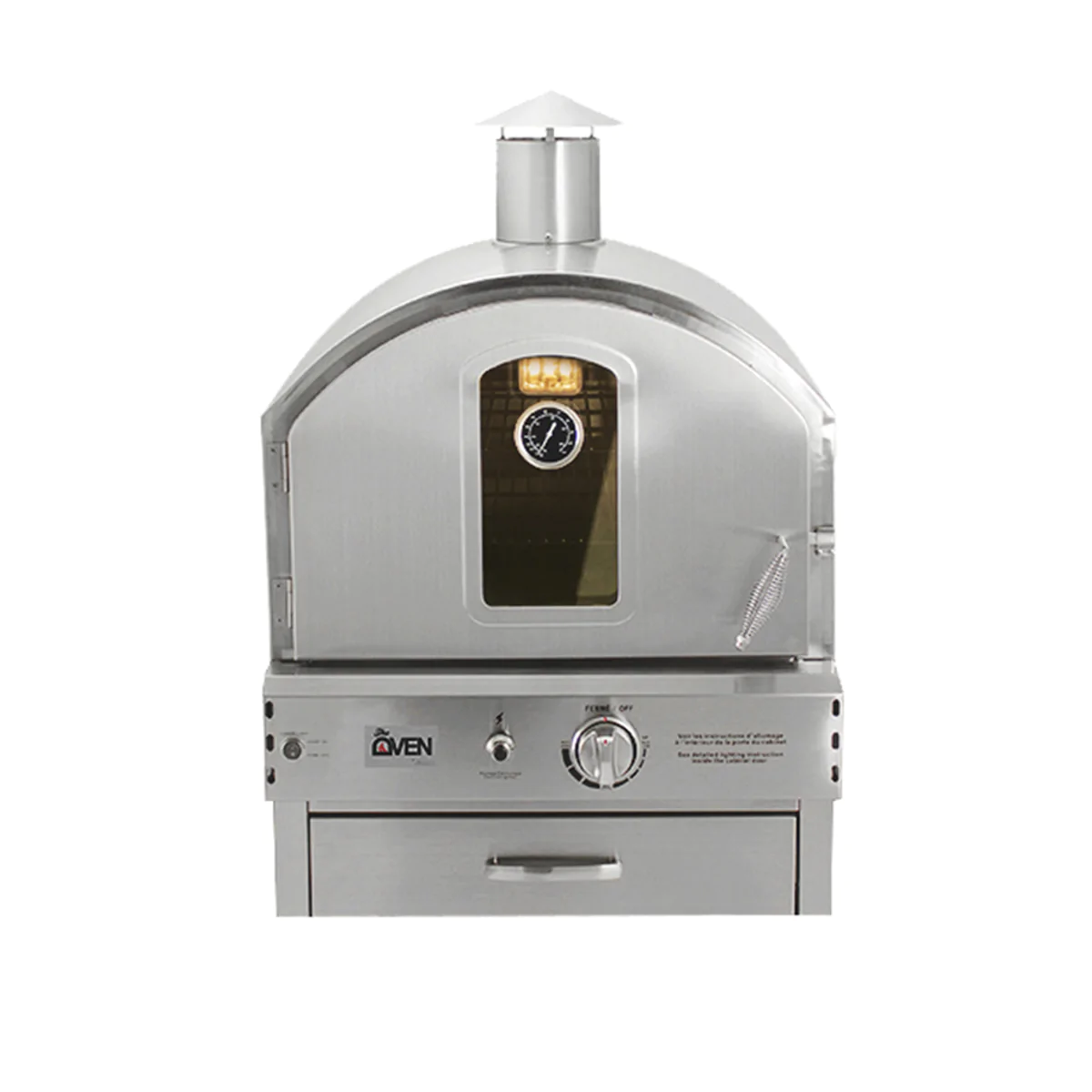 Summerset stainless gas pizza oven