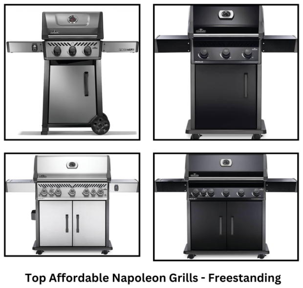 Best Budget Napoleon Gas Grills — Freestyle 365 to Rogue SE 625 at Best of Backyard