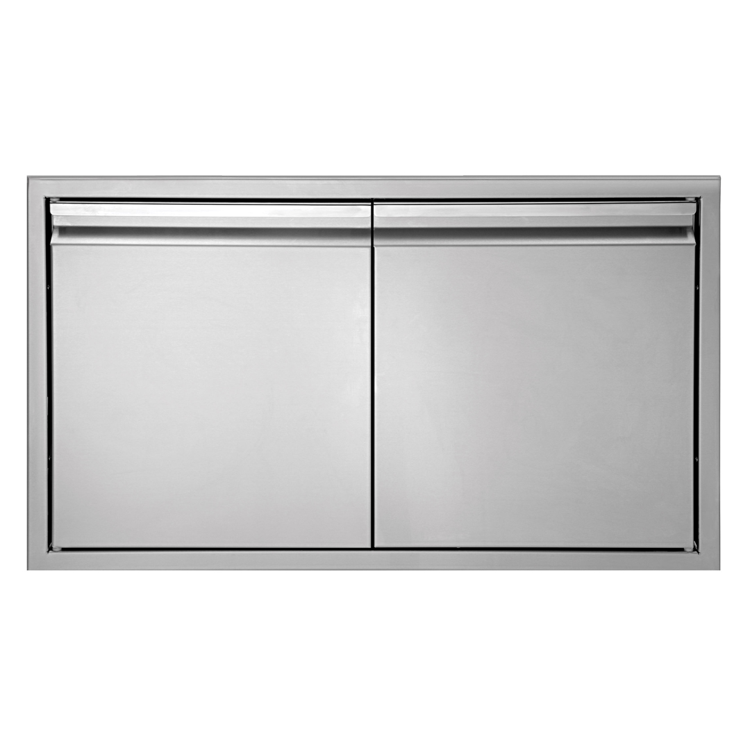 Twin Eagles 36-Inch Double Access Door with soft-close hinges and durable outdoor design.