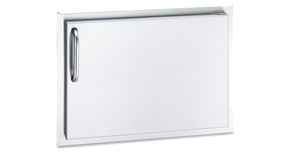 AOG 20-Inch Horizontal Single Access Door in 304 Stainless Steel with Tubular Handle
