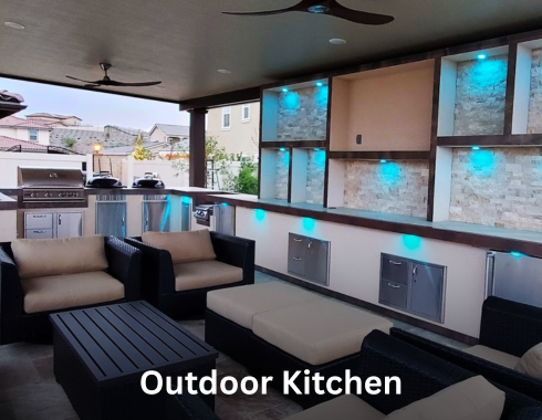 Custom Outdoor Kitchen 1